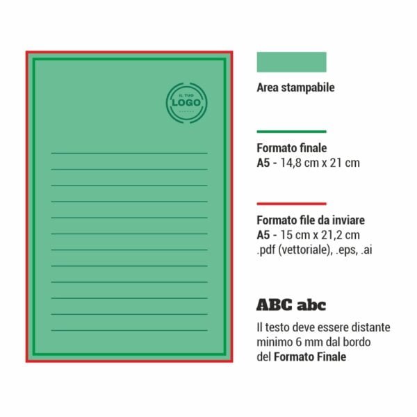 Block Notes A5 - Senza copertina